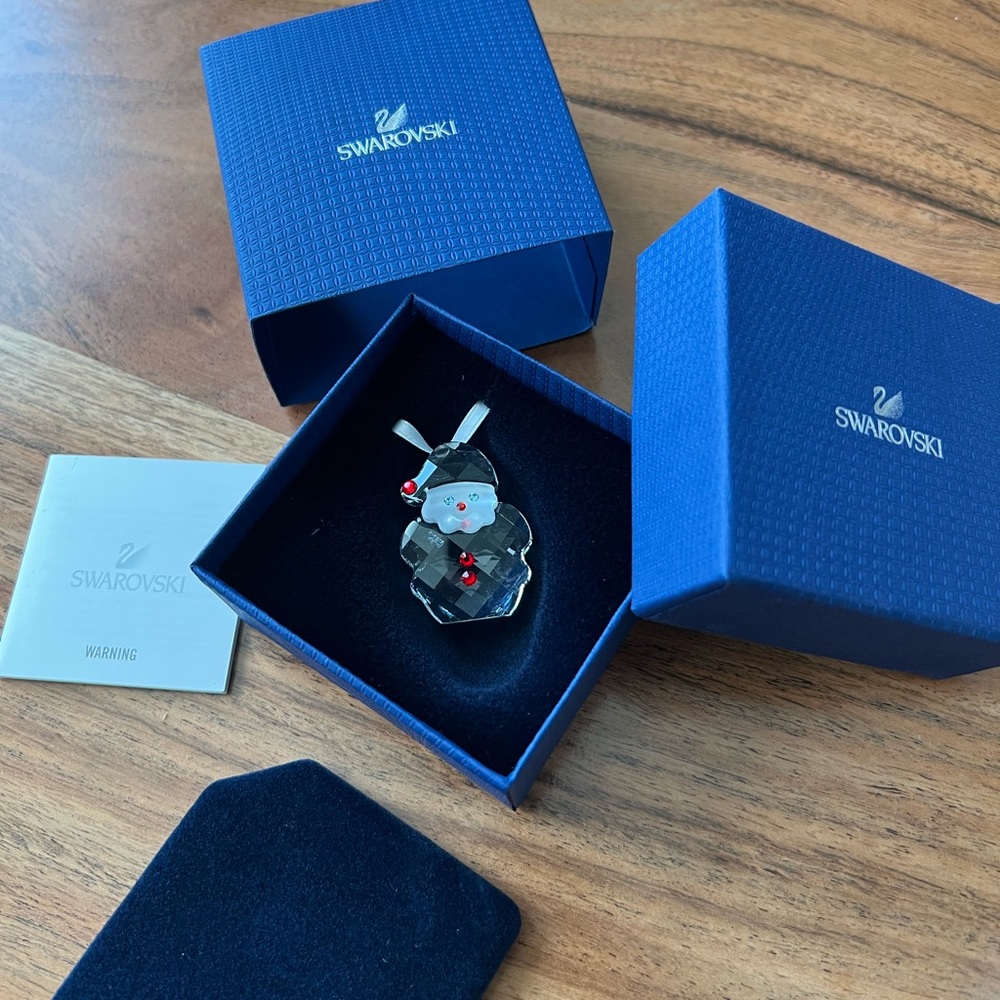Swarovski FO Santa Claus ornament made in Austria